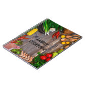 家族のレシピのノート ノートブック (左側)