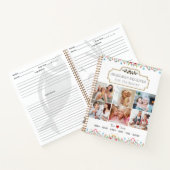 家族のレシピの本 – 祖母への思い出に残る贈り物 ノートブック (内部)