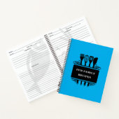 家族のレシピ お菓子作り クッキングレシピ ノートブック (内部)