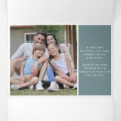 家族のレビュー写真 三つ折りクリスマスカード (内部中)