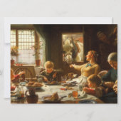 家族の一人(ロバ食べ物を与えー) カード (正面)