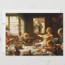 家族の一人(ロバ食べ物を与えー) カード