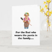 家族の中でズボンを履いているパパのために….. カード (黄色い花)