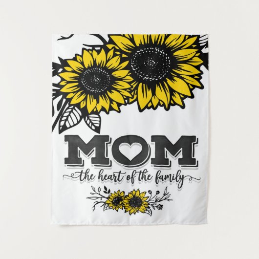 家族の中心となるギフト、マザーズデーのギフト タペストリー (正面)