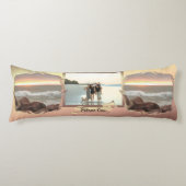 家族の乗組員の波と大きい石0893 ボディピロー (正面)