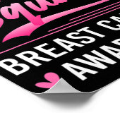 家族の乳がん患者と一致する分隊を支援する ポスター (角)