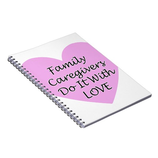 家族の介護者が愛でそれをする ノートブック (右側)