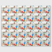 家族の休日の写真ま結婚たは ラッピングペーパー (フラット)