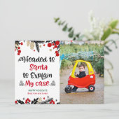 家族の休日クリスマスフォトカード (スタンド正面)