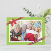 家族の休日：：ホリデーフォトカード シーズンカード (スタンド正面)