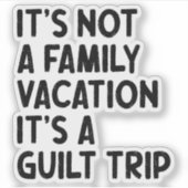 家族の休暇それは罪悪感の旅の家族の乗組員クール シール (正面)