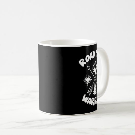 家族の休暇のためのロードトリップ戦士ファミリーシャツ コーヒーマグカップ (正面右)