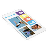 家族の休暇の写真 マグネット (右側)