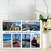 家族の休暇の旅行ギフトカスタム、6枚の写真モダン、 フォトブロック