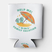 家族の休暇をビーチで救済す!私は家族だ 缶クーラー (正面)