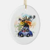 家族の休暇を一緒に思い出を作る – 家族 セラミックオーナメント (右)