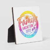 家族の休暇を思い出に一緒にクラシック フォトプラーク (正面)