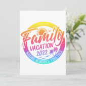 家族の休暇を思い出に一緒にクラシック 招待状 (スタンド正面)