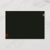 家族の休暇カードメリークリスマス！ エンクロージャーカード (裏面)