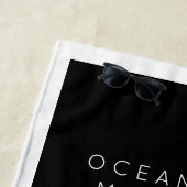 家族の休暇先、年、名前 ビーチタオル (インサイチュ)