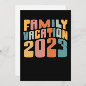 家族の休暇2023思い出を作る シーズンカード (正面/裏面)