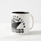 家族の休暇 ツートーンマグカップ (正面右)