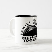 家族の休暇 ツートーンマグカップ (正面左)