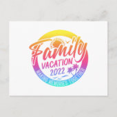 家族の休暇 一緒に思い出を作る クラシック ポストカード (正面)
