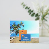 家族の休暇、熱帯の風景、 ポストカード (スタンド正面)