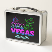 家族の休暇 – Vegas Tripお土産 – Las Vegas メタルランチボックス (正面)