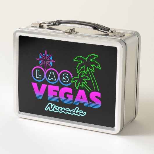 家族の休暇 – Vegas Tripお土産 – Las Vegas メタルランチボックス (正面)