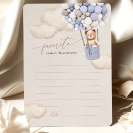 家族の伝統は風船を持つ赤ちゃんシャワー