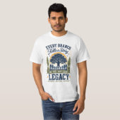 家族の伝統を紡ぐ木 Tシャツ (正面フル)