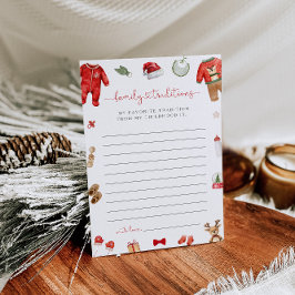 家族の伝統クリスマスベビーシャワーゲーム