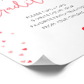 家族の伝統サイン赤ちゃんシャワー ポスター (角)