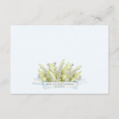 家族の伝統ベビーシャワー エンクロージャーカード (裏面)