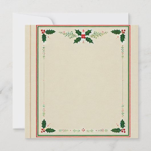 家族の伝統 カード (裏面)