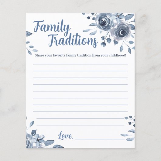 家族の伝統 チラシ (正面)