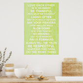 家族の価値ポスター ポスター (キッチン)