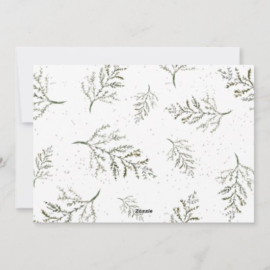 家族の信仰あなたのテキストを愛するメリークリスマスフォト シーズンカード (裏面)