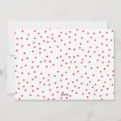 家族の信仰の愛メリークリスマスの大規模な写真 シーズンカード (裏面)