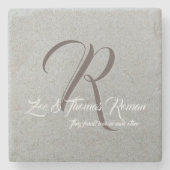 家族の個人的な大理石コースター ストーンコースター (正面)