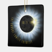 家族の全体食は名前を加えます セラミックオーナメント (左)