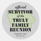 家族の公式懇親会 – アイオワ ラウンドシール (正面)