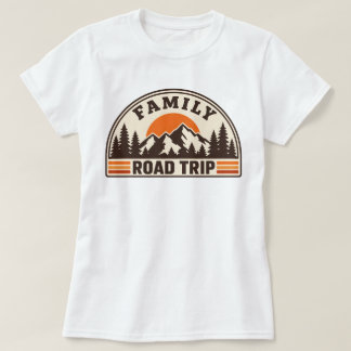 家族の再会とロードトリップ Tシャツ