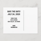 家族の再会のお知らせ 案内ポストカード (裏面)