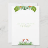 家族の再会のルアウ　オハナとは家族のこと 招待状 (裏面)