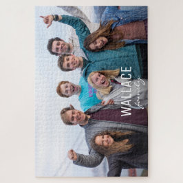 家族の再会カスタム写真パズル ジグソーパズル