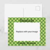 家族の再会フレーム ポストカード (正面/裏面)