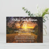 家族の再会日の出写真 招待状 (スタンド正面)